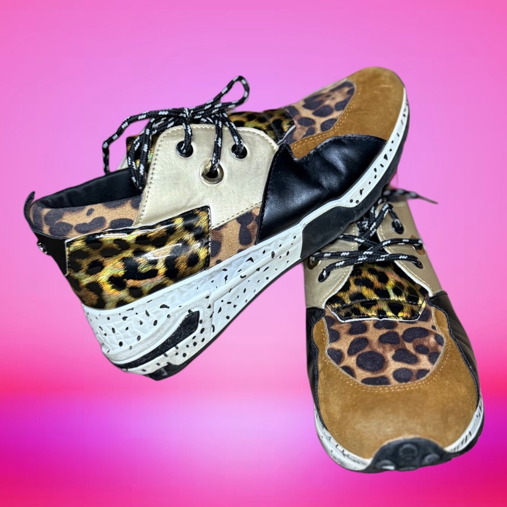 Leopard Print Women's Sneakers